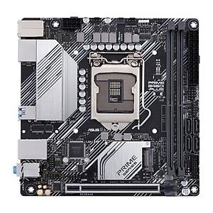 Asus Prime B460I-Plus Intel B460 LGA1200 DDR4 2933 DP HDMI M2 USB3.2 Mini ITX 64GB Ram Deste�i Anakart