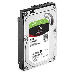 Seagate Ironwolf 3.5 4TB Sata 3.0 64MB 180MB/S RV Sens�r 5900RPM 180TB/Y�L I�y�k� 7/24 Nas Disk ST4000VN008 HDD & Harddisk