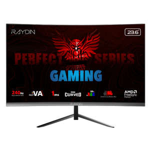 Rayd�n MM24RFA-240HZ 23.6 in� 1ms 240Hz Full HD R1650 Curved Frameless FreeSync Gaming Monit�r