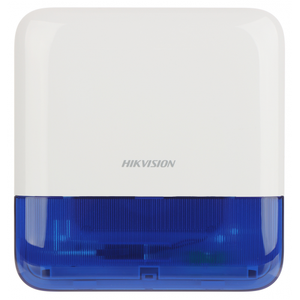 Hikvision DS-PS1-E-WE Kablosuz Harici Siren (Mavi Renk)