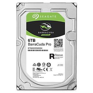Seagate Barracuda Pro Gaming 3.5 6TB 7200RPM Sata 3.0 NCQ 256MB 220MB/S 300TB/Yil I� y�k� Data Kurtarmal� Desktop Disk ST6000DM004 SSD
