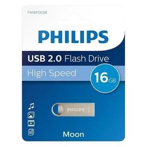 Philips FM16FD160B/00 16GB Klasik G�m�� Moon USB 2.0 Metal Flash Bellek