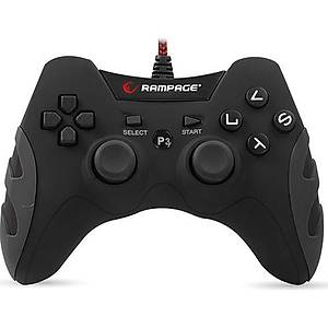 Snopy Rampage SG-R218 Ps3/pc x Input Siyah USB 1.8m Gamepad