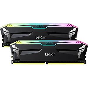 Lexar Ares DT Gaming 32GB RGB DDR4 LD4BU016G-R3600GDLA (2X16) 3600Mhz CL18 Siyah Ram
