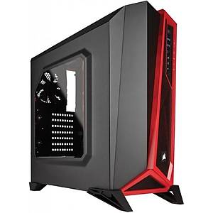 Corsair Carbide Spec-Alpha CC-9011085-WW Fanl� K�rm�z� ATX Oyuncu Kasas�