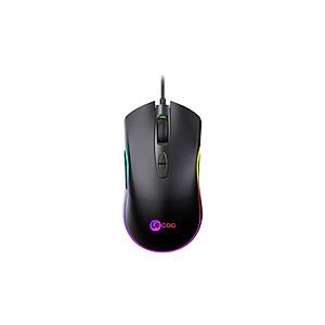 Lenovo Lecoo MS108 6400 DPI  7 Tu�lu Kablolu RGB LED Ayd�nlatmal� Siyah Gaming Mouse