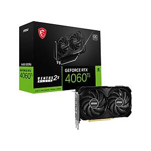MSI GeForce RTX 4060 Ti VENTUS 2X Black 16G OC 16GB GDDR6 128Bit Ekran Kart�