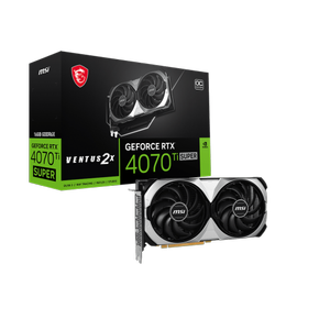 MSI GeForce RTX 4070 Ti SUPER Ventus 2X OC 16G Ekran Kart�
