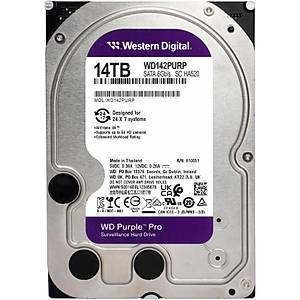 WD  14 TB 3.5 Purple SATA3 7200RPM 512MB 7/24 WD142PURP G�venlik Harddisk