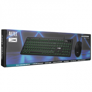 Altec Lansing ALGC8264 Siyah 3 Renkli USB Kablolu Multimedya Fonksiyonlu Gaming Klavye+Mouse Set