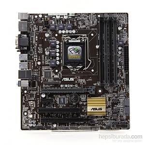 Asus B150M-C LGA1151 B150 DDR4 USB3 Sata 6GB microATX Anakart