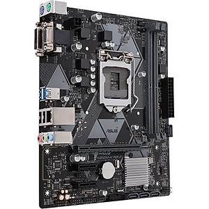 Asus Prime H310M-A R2.0 Intel H310 LGA1151 DDR4 2666 HDMI DVI VGA M2 USB3.1 Matx  Win7+Win10 Destekli Anakart
