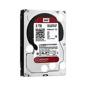 Western Digital Red Pro 3,5 Sata III 6Gb/s 7200 2TB 64MB 7/24 Nas WD2002FFSX HDD & Harddisk