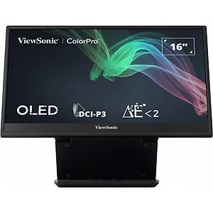 V�ewson�c VP16-Oled Profesyonel Mon�tor 15,6 1ms 60Hz OLED 1920x1080 Fhd 400 Hdm� Usb Type C DCI-P3 Pantone 16:9 1M:1 1.07B Hoparlor 3 Kenar Cerceves�z Kal�brasyon Fl�cker Free Mav� Is�k F�ltres� T�lt YUKSEKLIK AYARI ENERGY STAR EPEAT