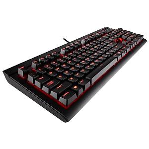 Corsair CH-9102020-TR K68 K�rm�z� Led Cherry MX Red T�rk�e Mekanik Oyuncu Klavyesi