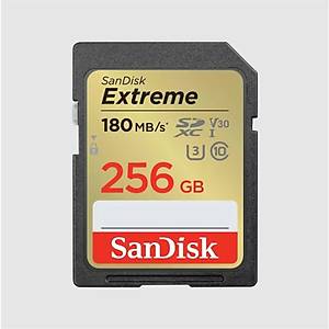 SanDisk Extreme Pro 256GB UHSI 180mb/s 90mb/s SDSDXVV-256G-GNCIN Class 10 V30 SD Haf�za Kart�
