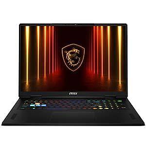 MSI Vector 18HX AI Core Ultra 9 275HX-RTX5070Ti 12Gb 32Gb 1Tb Ssd 18inc W11 Gaming Laptop