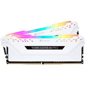 Corsair CMW32GX4M2E3200C16W 32GB (2X16GB) DDR4 3200MHz CL16 Vengeance Beyaz RGB Pro So�utuculu DIMM Bellek Ram