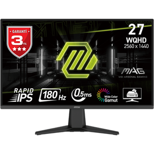 MSI Mag 275QF E20 27 2K WQHD Flat Rapid IPS 0.5ms 200Hz Premium Oyuncu Monit�r�