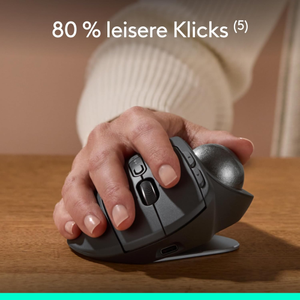 Logitech 910-007260 MX Ergo S Trackball Siyah Bluetooth 2048dpi Optik 8 Tu�lu Kablosuz Mouse
