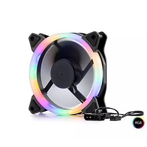 Hadron HDX1522 4 Pin RGB Siyah Kasa Fan�