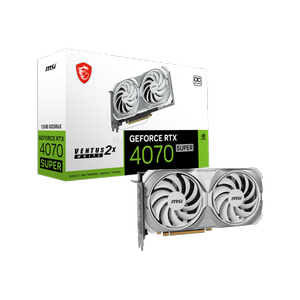 Msi White Geforce RTX 4070 Super Ventus 2X 12G OC