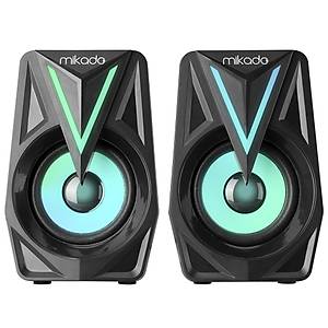 Mikado MD-S23 Glare 2.0 3W-2 Siyah RGB Gaming Hoparl�r