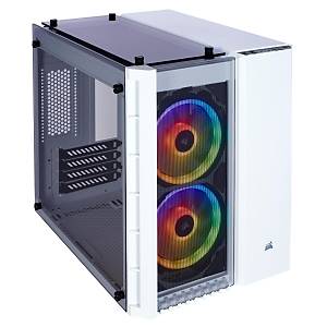 Corsair CC-9011137-WW Crystal Serisi 280X RGB Temperli Cam Micro Atx Kup Bilgisayar Kasas� Beyaz