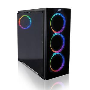 Power Boost VK-G3902S USB3.0 Glass Halo Rainbow RGB Fan Kasa Masa�st� Bilgisayar