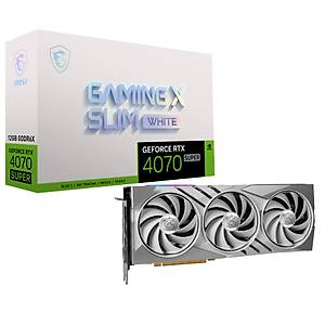 MSI RTX 4070 Super 12G Gaming X Slim White RTX4070S 12GB GDDR6X 192Bit Gaming Ekran Kart�