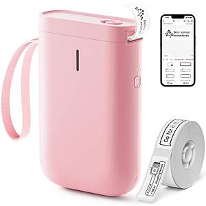 N��mbot D11 Pembe Termal Ta��nabilir Bluetooth Etiket Yaz�c�s�