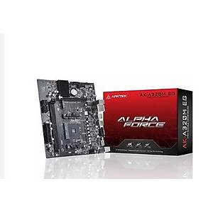 ARKTEK ALPHA FORCE, AK-A320M EG, 2xDDR4, M.2, D-SUB, HDMI, AM4 Soket Anakart