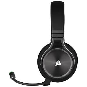 Corsair CA-9011188-EU VIRTUOSO RGB XT Y�KSEK DUYARLILIKLI KABLOSUZ GAMING KULAKLIK SIYAH
