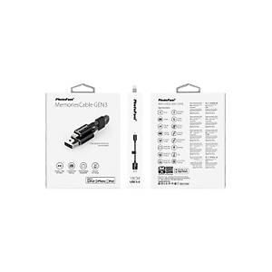 PhotoFast MemoriesCable GEN3 64 GB USB 3.0 �arj Kablolu Siyah Flash Bellek