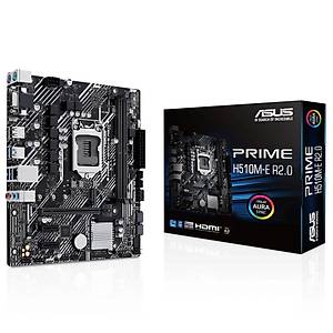 ASUS PRIME H510M-E R2.0 3200Mhz DDR4 HDMI DP 1200p ANAKART