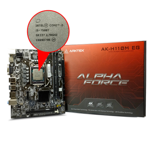 ARKTEK AK-H110M EG + INTEL i5-7500T ��lemci 2xDDR4 D-SUB 7.Nesil LGA1151 Soket Anakart ��lemci ile Birlikte
