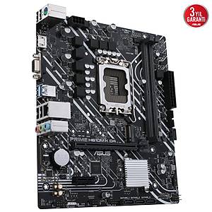 Asus Prime H610M-K D4 ARGB DDR4 3200MHz MATX Anakart