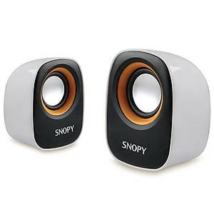 Snopy SN-120 2.0 Beyaz/Sar� USB Speaker