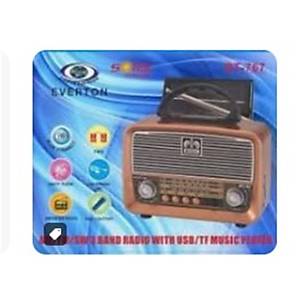 Everton Rt-767 -Usb-Tf-Am-Fm-Sw-Tws-Usb G�ne� Enerjili �arj Nostaljik Radyo