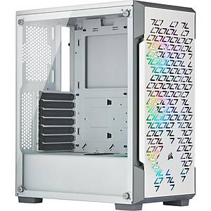 Corsair Icue 220T RGB Airflow Tempered Glass USB 3.0 Beyaz Mid Tower Bilgisayar Kasas�