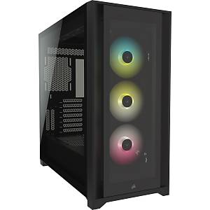 Corsair CC-9011212-WW Icue 5000X Tamperli Cam Yan Panel Mid Tower Bilgisayar Kasas� Siyah