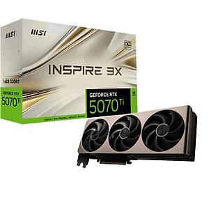 MSI RTX 5070 TI 16G �nspire 3X OC 256Bit Ekran Kart�
