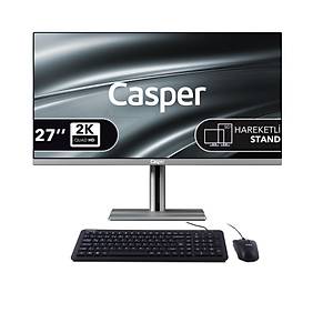 Casper Nirvana A97.1362-BE00X-V-G Gri i7 13620H 16Gb Ram 500Gb Nvme Ssd 27 in� Pivot FreeDos All In One Bilgisayar