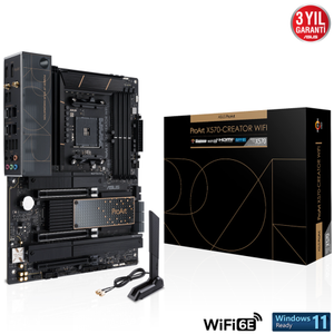 Asus ProArt X570-CREATOR Wi-Fi AMD 5100Mhz(OC) AM4 DDR4 ATX Anakart