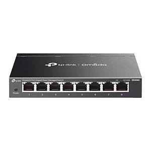 TP-Link Omada ES208G 8Port 10/100/1000 Gigabit Kolay Y�netilebilir Switch