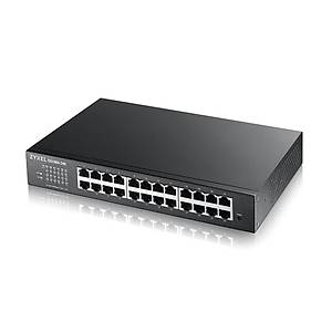 Zyxel GS1900-24E-EU0103F 24-Port 24x10/100/1000 L2 Gigabit Desktop Fansiz Web Smart Y�netilebilir Switch V2