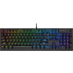 Corsair CH-910D018-TR K60 Pro RGB Cherry Mx Low Profile T�rk�e Mekanik Oyuncu Klavyesi