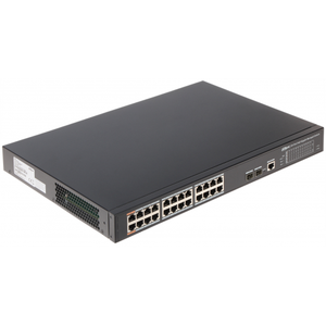 Dahua PFS4226-24GT-360 24GE PoE Port (24xPoE 360W) 2xSFP Y�netilebilir Switch