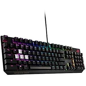 Asus Rog Strix Scope Aura Sync RGB Mekanik Oyuncu Klavye - T�rk�e Tu� Dizilimi, Cherry Mx Red Switch Gaming Klavye