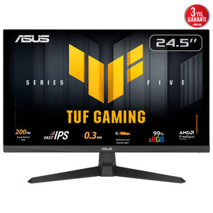 Asus TUF Gaming VG259Q5A 24.5 0.3 ms FullHD IPS 200Hz Hoparl�r ELMB Sync Premium Oyuncu Monit�r�